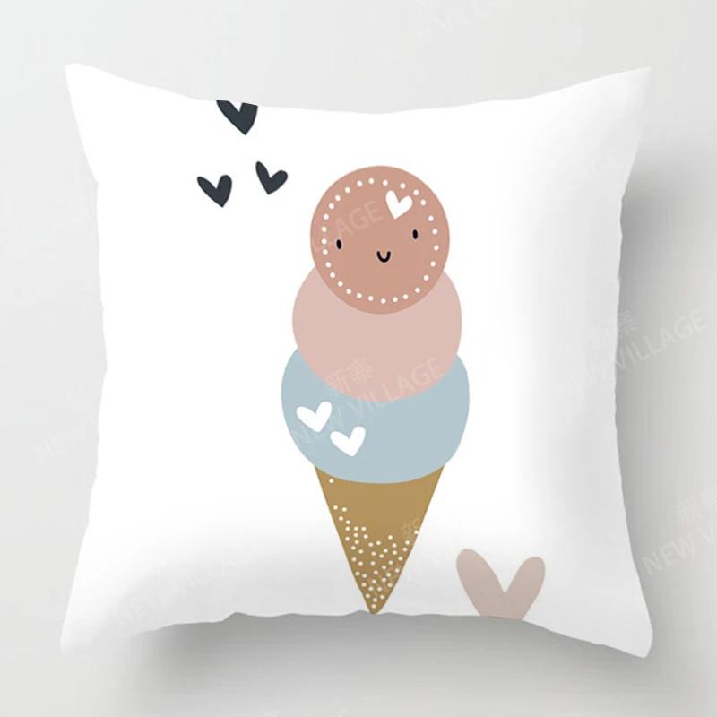 Nordic Fall  Style Home Decor Pillowcase Living Room Sofa Decor Chair Car Bedroom Decorative Pillowcase Soft Throw Cushion Cover