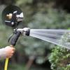 Water Spray Gun High Pressure Metal Water Spray Gun Rust Prevention with Rubber Handle for Car Garden Lawn Wash for Cleaning