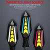 2x Universal DRL Led Daytime Running Lamp LED Motorcycle Turn Signal Light Flowing Flashing Indicator Blinker Moto Rear Light