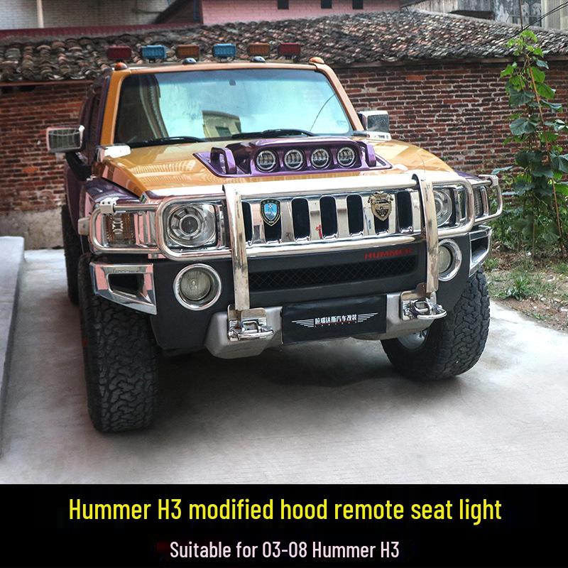 Hummer H3 Hood Scoop Spotlight & Light Kit for Exterior Accessories