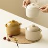 Personal Ceramic Stew Pot with Lid