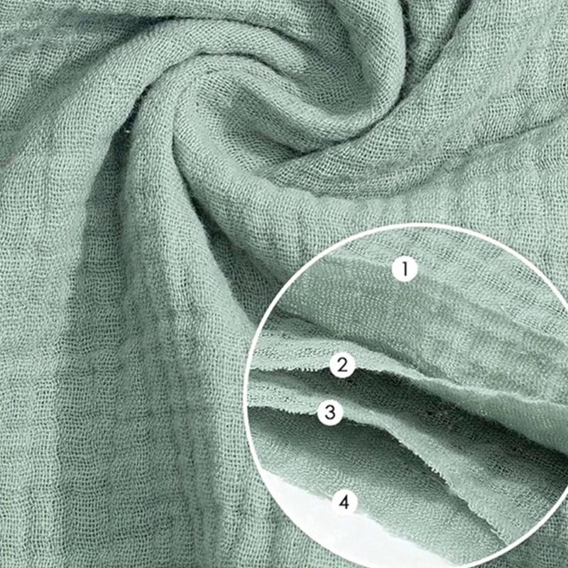 Thick 4 Layer Face Towel Soft Absorbent Baby Square Towel Comfortable Washcloths for Newborns 3pcs Set 25x25cm