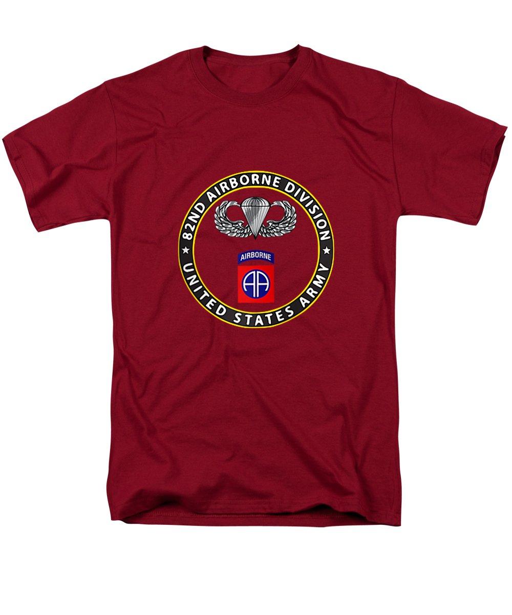 

Мужские футболки премиум-класса из хлопка с принтом Airborne Division, забавная футболка из чесаного хлопка в стиле Харадзюку