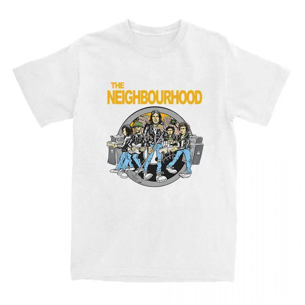 Das Viertel Nbhd Band Druck T-Shirt Baumwolle Hohe Qualität Unisex Unisex T-Shirts Damenkleidung Lässig Kurzarm T-Shirt Herren