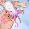 Children'S Squeeze Sea World Octopus Decompression Toy Gift Simulation Model Can Be Stretched Decompression Vent Novelty Toys