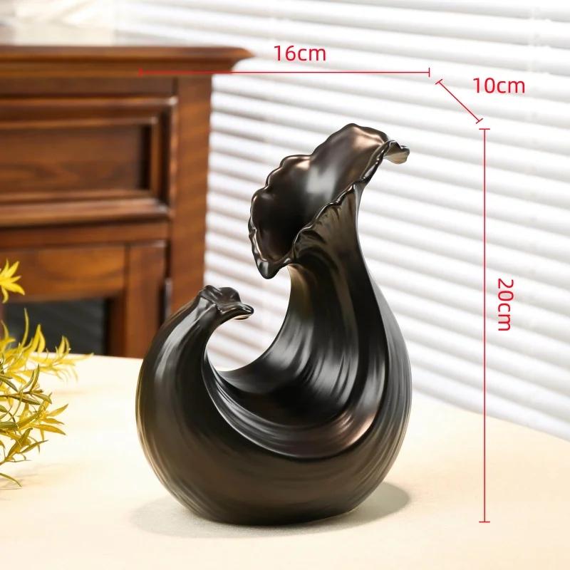 Creative Ceramic Vase Abstract Irregular Folds Handmade Spiral Porcelain Vase Ceramic Handicrafts Flower Vases Flowerpot Vases P