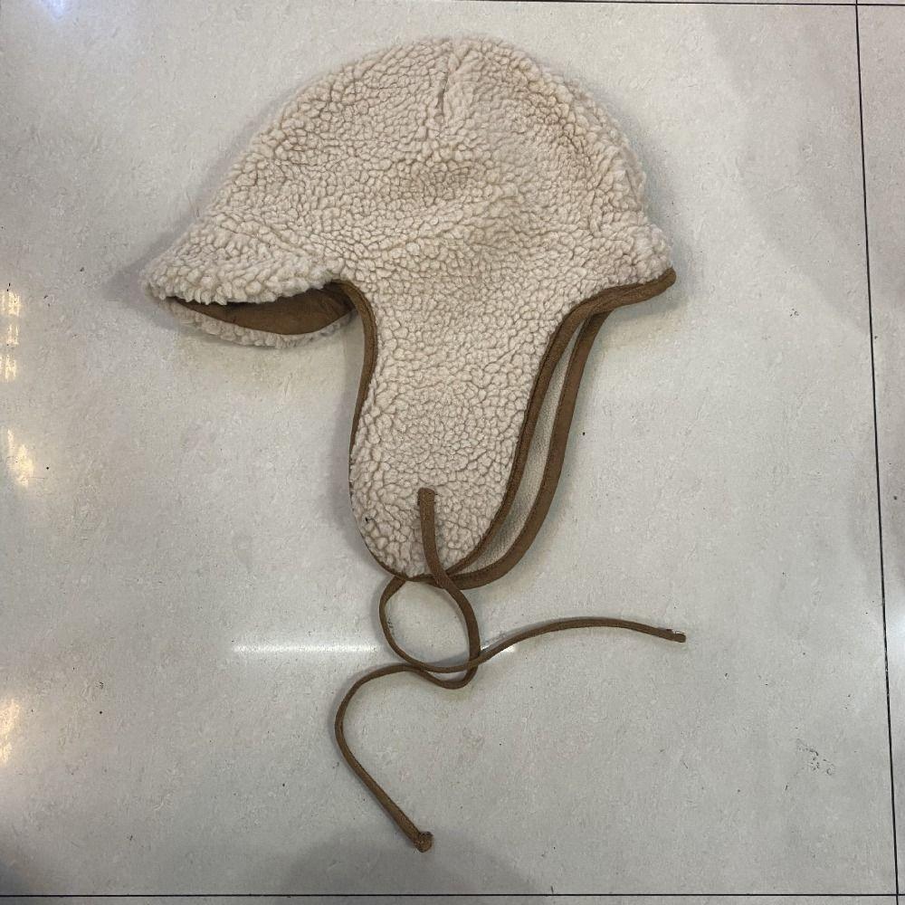 Keep Warm Ear Protective Hat Solid Color Women Plush Hat Sweet Baseball Cap Student