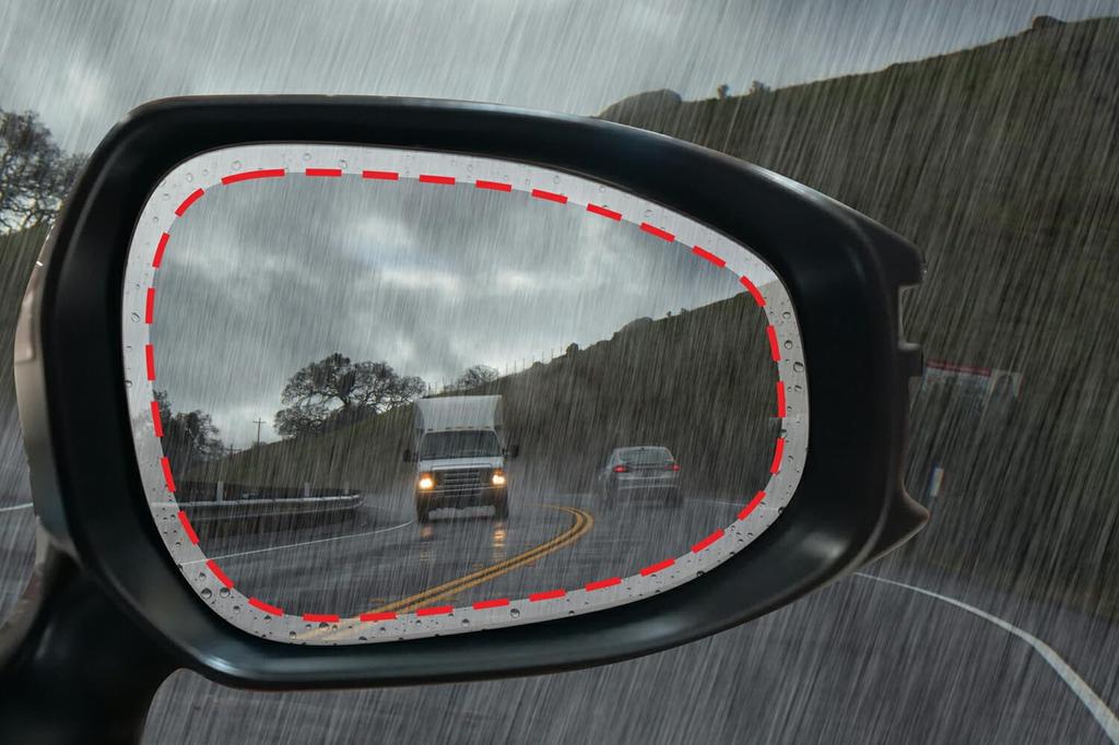 [Set of 2] ClearView CROSSOVER Crown Crossover, Made in Japan, Hydrophilic Film, Door Mirror,