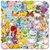 10 30 50Pcs Anime  Cute Stickers Graffiti Decoration Diy Skateboard Phone Fridge Bike Cartoon Decals Fun For Kid Toy Gift