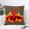 Cartoon P-PIKMINS Pillow Case Sofa Decorative Home Double-sided Print Plush Square Throw Pillow Covers Cushion Decor Cover