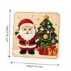 Santa Claus Christmas Wooden Card Ornaments Reindeer Christmas Decorations  Party Gifts