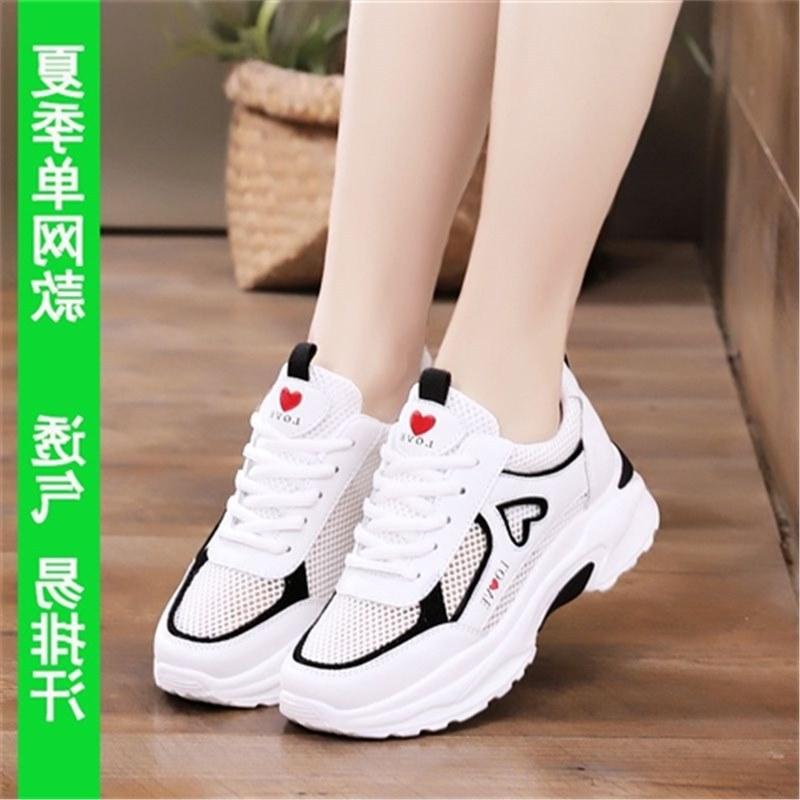 

Обувь для папы, весна-лето 2025, новая универсальная повседневная обувь на платформе, модная тонкая сетчатая дышащая спортивная обувь 40