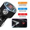 Car Charger 2 USB Ports Fast Charging Digital Display Car Accessories For Volkswagen Touran Golf-4 5 6 7 Passat Polo MK4 Bora Altea Alhambra