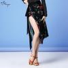 Huayu Dancewear Latin Half-Skirt Sexy Practice Mesh Scarf Skirt for Women