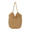 Woven Hollow Women's Bag New Beach Bag Woven Shoulder Straw Large Capacity Bag Commuter Bag