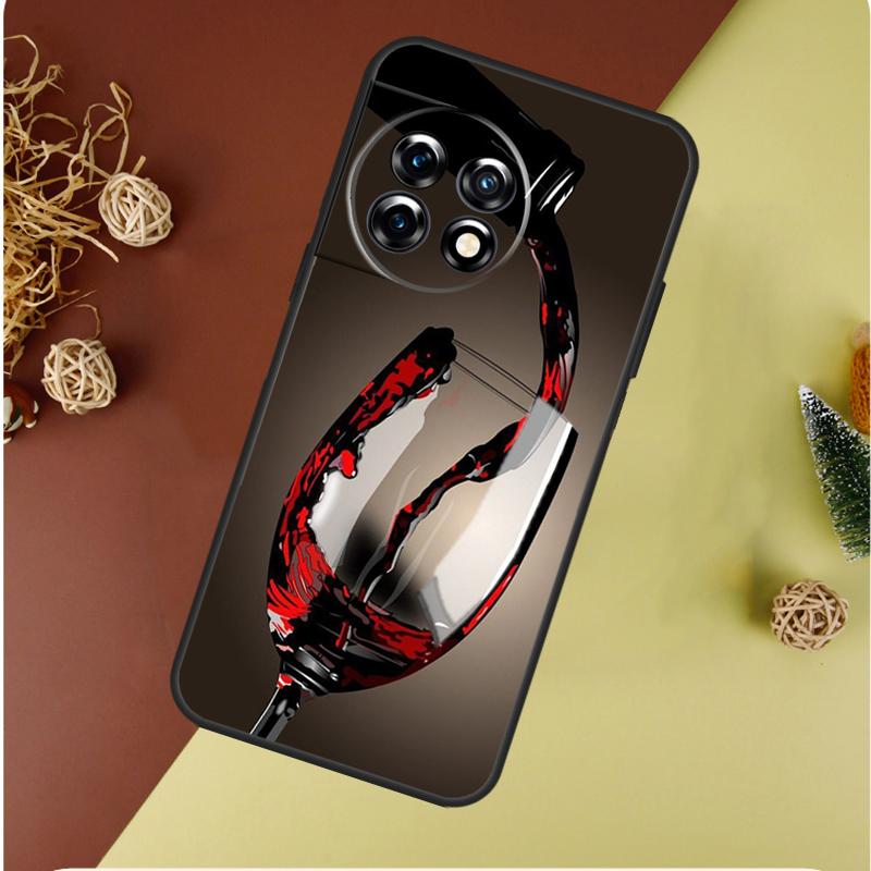 Drink Beer Red Wine For OnePlus 13 13R 12 12R 11 9 10 Pro 8T 9RT 10T 10R Nord 4 CE 2 3 Lite N20 N30 Phone Case