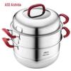 ASD 304 Stainless Steel Multi-Layer Steamer Pot