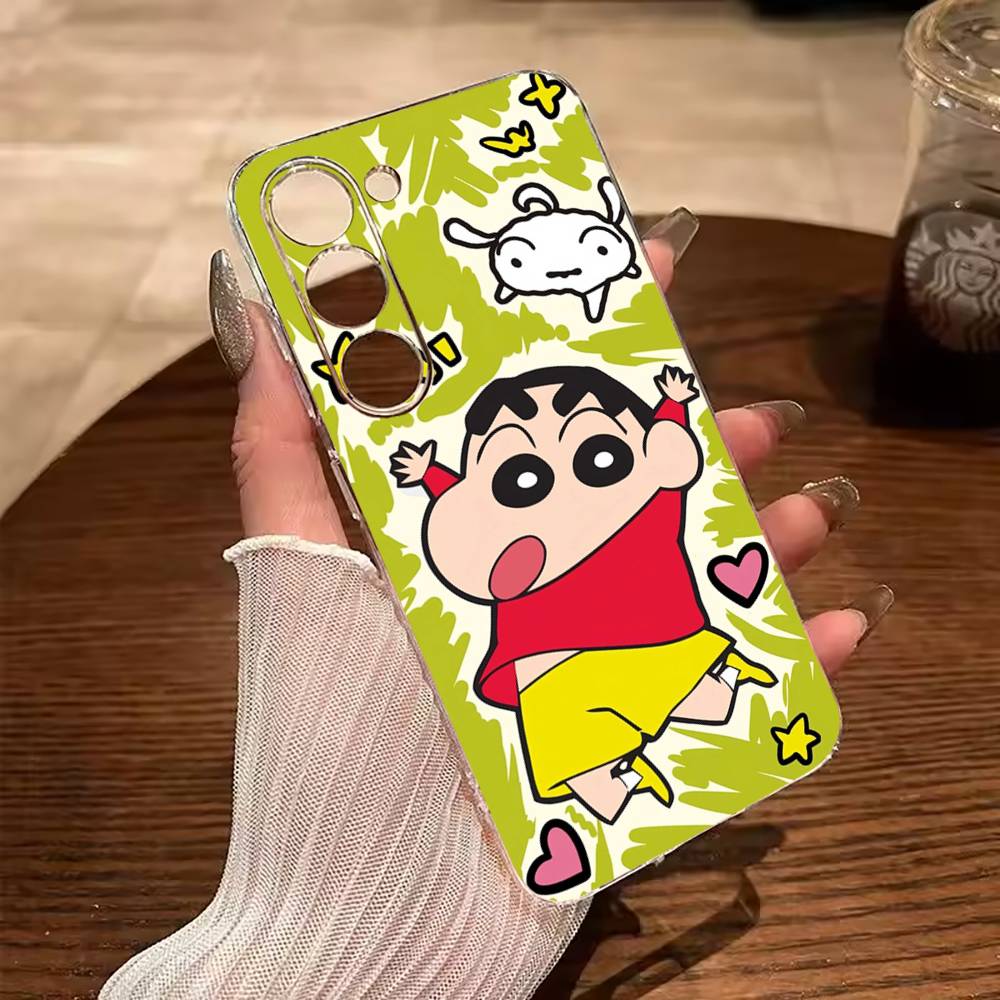 C-S-C-Crayon -Shin-chan Clear Phone Case for Samsung Galaxy A71, A70, A52, A51, A40, A30