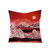 Home Landscape Polyester Pillowcase Home Digital Printing Sofa Cushion Waist Pillowcase