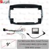 Car Radio Frame For Mercedes-Benz Smart Fortwo C453 A453 W453 2014- High Version 9 Inch 2DIN Stereo Panel Power Cord Canbus