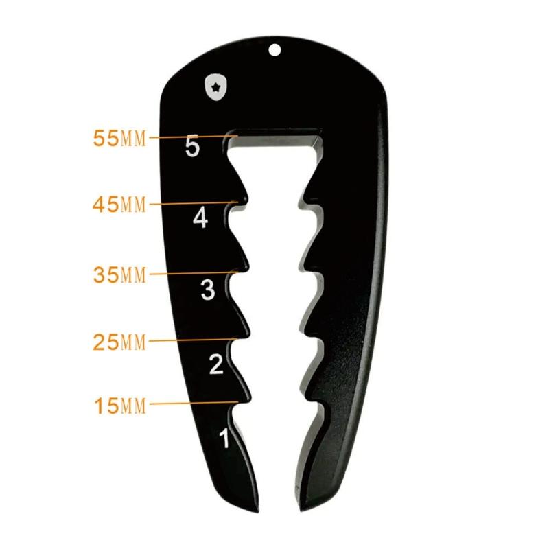2Pcs Golf Seat Height Adjuster Height Measuring Device Adjustable Golf Tees Height Tool Precisions Tees Height Setter