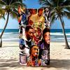 2pac Motiv Strandtuch Weich Langlebig Schnelltrocknend Bequem Leicht Geeignet für Sport, Reisen, Schwimmen, Yoga, Badezimmer, Strand und Pool