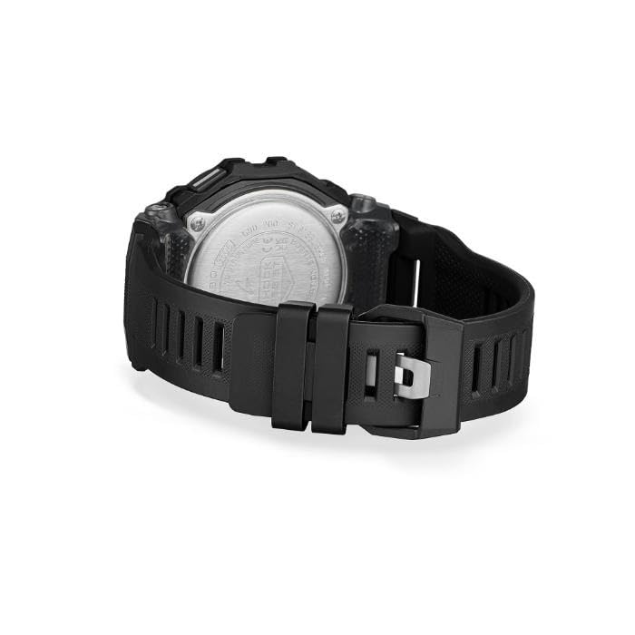 Casio G-SHOCK G-SQUAD GBD-200-1A1 Men's Bluetooth Digital Running Watch, Smartphone Link, Training Functions, 20 ATM Water Resistant, Black