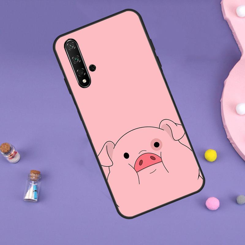 Cartoon Pig For Huawei Nova 11i 12i 8i 7i 3i 9 10 SE Y60 Y61 Y70 Y72 Y73 Y90 Y91 P20 P30 P40 Lite Case