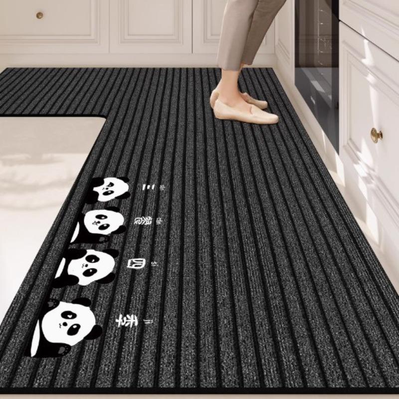Premium Kitchen Floor Mat L-shaped Dirt-resistant Anti-slip Mat Diatom Mud Easy To Clean Foot Mat Household Quick-drying Water-absorbing Floor Mat