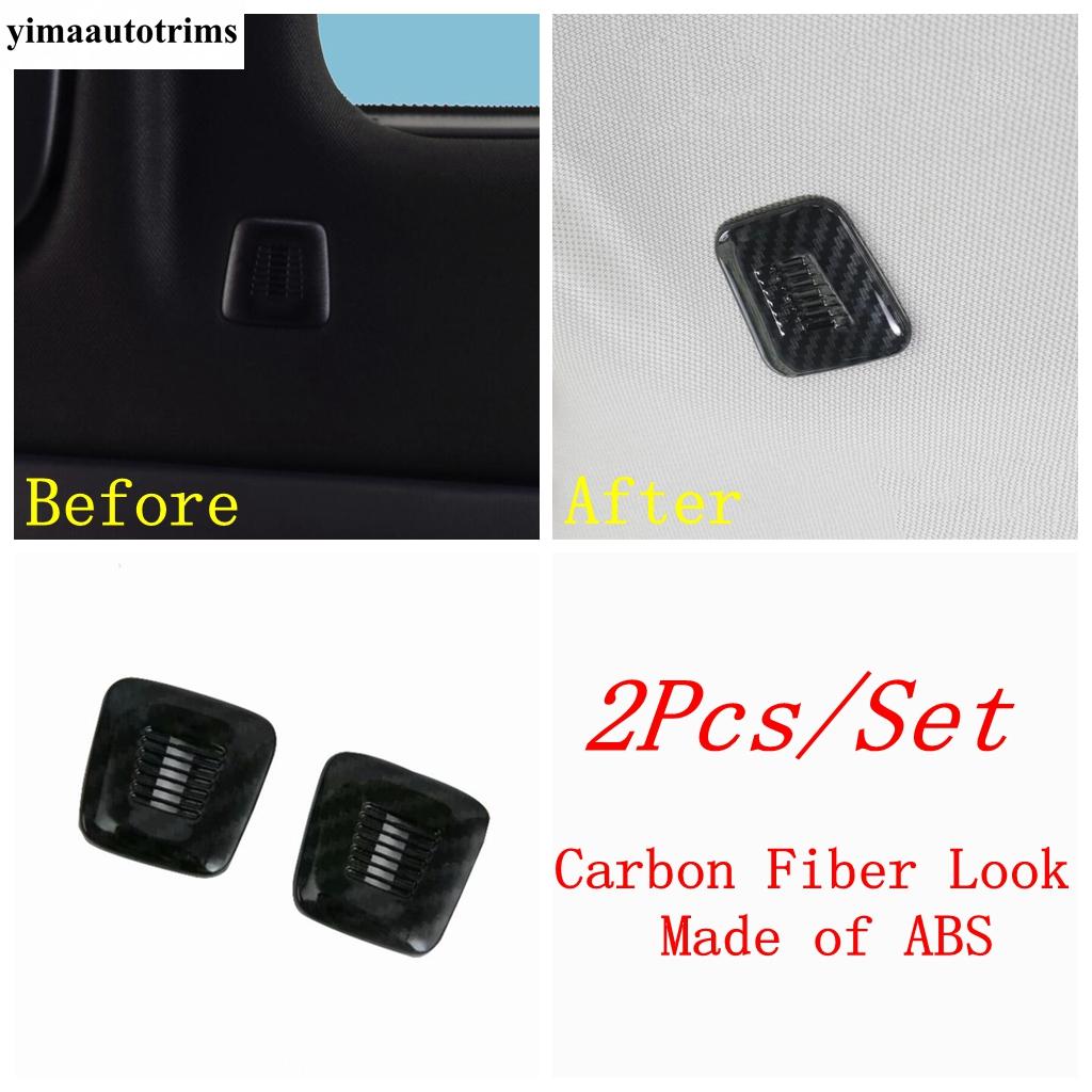 Gear Panel / Dashboard Frame / Window Lift /Navigation Strip Cover Trim For BMW X3 iX3 X4 G01 Carbon Fiber Accessories