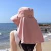 Sun Protection Cover Face Cap Neckline Mask Sunscreen Bucket Hat Women Sun Hat  Farm Work