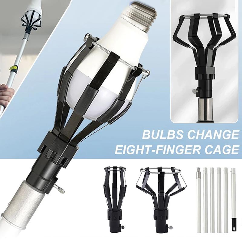 Light Bulb Changer Bulb Installer Telescoping Pole Removal Tool Portable High Ceiling Bulb Changer