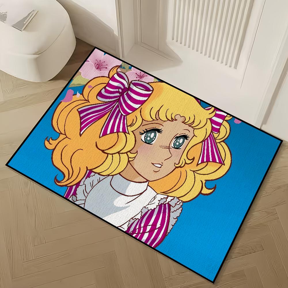 cute cartoon c-Candy Candy Anime Kurin Home Bedside Rug Kitchen Floor Mat Hallway Balcony Carpet Entrance Doormat hogar Decor