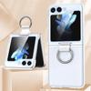 Samsung Z Flip 5 Ring Buckle Transparent Anti-Drop Case for Flip4 (3-Piece)