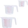 250ml /500ml/1000ml Clear Plastic Graduated Measuring Cup Measure Jug for Home Kitchen Baking
