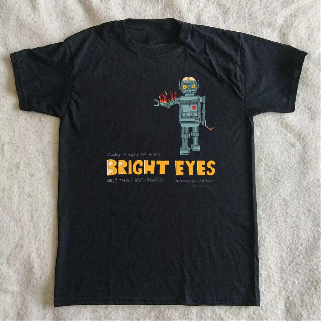 Bright Eyes Shirt Black Shirt gift music Unisex All size Shirt XX522