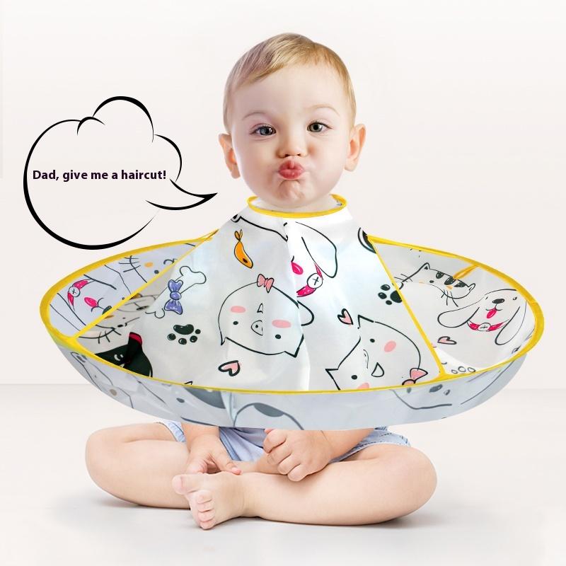 1 Piece Children Colorful Hair Cutting Cape Salon Hairdresser Cloak Umbrella Cloth Foldable Kids Hairdressing Apron