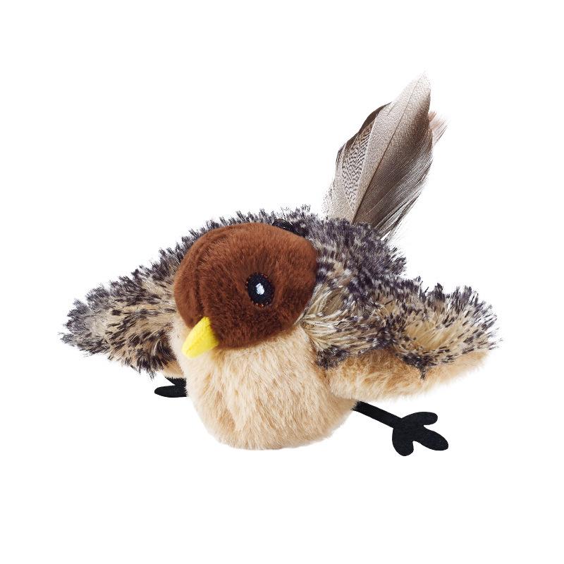 Remote Control Electric Sparrow Cat Toy - Interactive Self-Play Wings Simulator for Cats