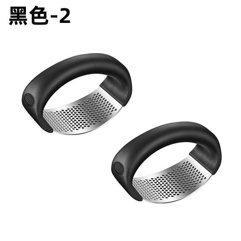Stainless Steel Garlic Press Manual Mashing Garlic Kitchen Multifunctional Household Garlic Press Garlic Squeeze Garlic Powder Tool
