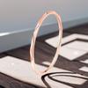 Luxury Women's Stainless Steel Ring: Electroplated Titanium, Non-Fading, Versatile Design