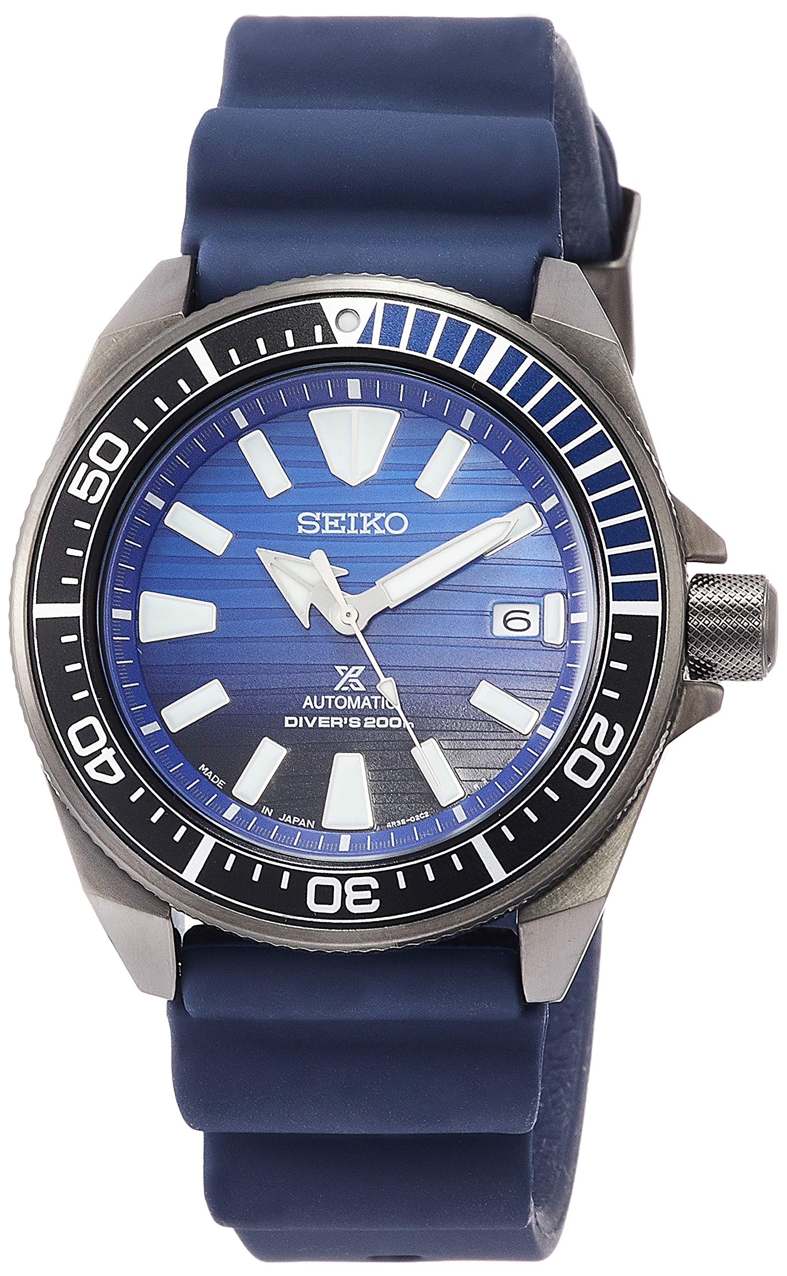 

Prospex Mechanical Save the Ocean Special Edition Limited Blue Dial Hardlex Silicone Band SBDY025 Blue [Seiko Watch] Чоловічі