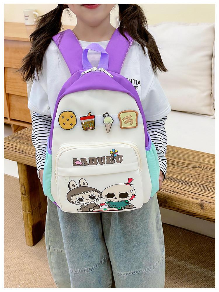 Adorable New Labub Children's Backpack Cute Kindergarten Cartoon Bag For Kids Ages 3 To 10