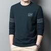 Spring and Autumn New Men's Round Neck T-Shirts for Young and Middle-aged Casual Trendy Sweaters Bottoming Shirts