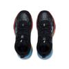 Li Ning Kids Pioneer Ling I TD Synthetic Leather Fashion Trend Shock Absorption Rebound Low Top Basketball Shoes Kids basketball shoes Black YKBU128-7