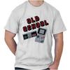 Vintage Video Gamer Old School Console Joke Womens or Mens Crewneck T Shirt Tee