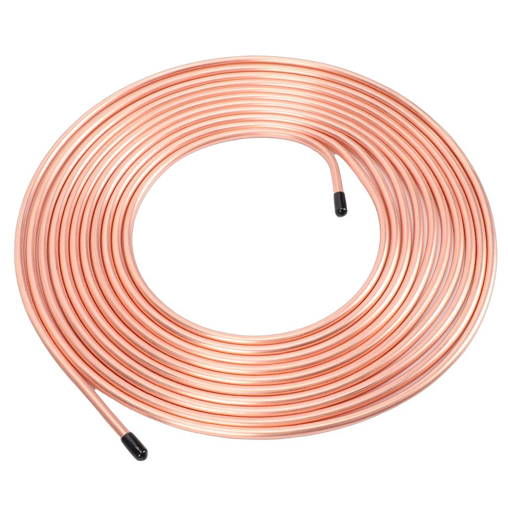 1 4in 25FT Brake Line Tubing Galvanized Replacement Brake Line Roll for Automotive Truck Brake System