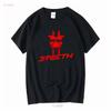 NEW ARRIVAL 3 TEETH AMERICAN METAL BAND T SHIRT long or short sleeves vintage Washed Versatile Slightly homme designer clothes