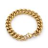 Jewelry Side Flat Chain Stainless Steel Chain, Simple Titanium Steel Men's Trend Hip-hop Bracelet Accessories