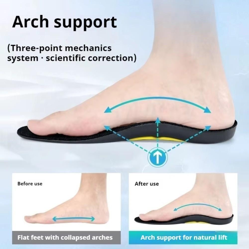 Shock Absorbing Arch Support Orthotic Insole Comfortable Deodorizing Shock Absorbing Sports Insoles Deodorizing Shoe Soles