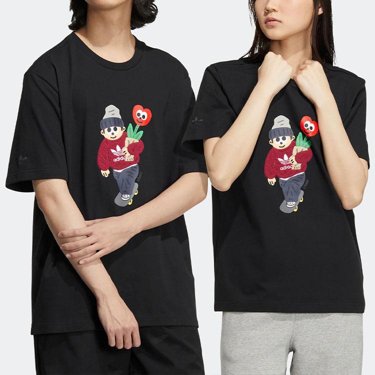 Kaufe Adidas Originals x Charr Morita Cartoon-Kaktus-Aufdruck, lssiges  Sport-T-Shirt, Unisex-Oberteile, Schwarz, HR3476 zum Preis ab 244 | Joom